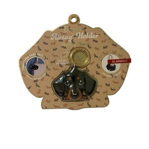 XO Poppy Dachshund AirTag Holder - NWT ****